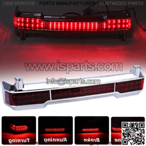 LED Rear Brake Tail Light Accent For Harley Touring Classic King Tour Pack 09-13