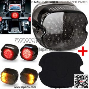 LED Rear Tail Brake Light Smoke for Harley Touring Dyna Glide Softail Sportster