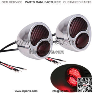 Model A Hot Rat Street Rod Custom Car Truck Stop Lens Black Tail Lights For Ford