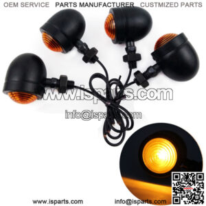 Motorcycle Bullet Turn Signal Lights Universal For Harley Honda Kawasaki Yamaha