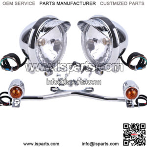 Motorcycle Driving Passing Spot Fog Light Bar Turn Signals Lamp For Harley Honda