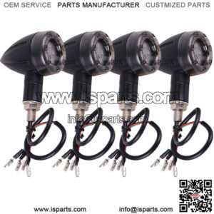 Motorcycle LED Brake Running Turn Signal Tail Light For Harley Cafe Racer Bobber