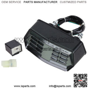 Motorcycle LED Turn Signals Brake Stop Light License Tail Light ATV For Kawasaki