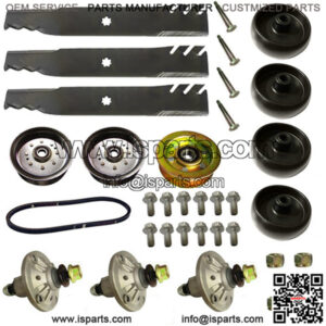 48" Toothed Blade Deck Rebuild Kit with Hardware Fits John Deere 145 & 155C