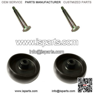 Deck Wheels (2) w/ Bolts Replace GX10168 Fits John Deere L110 L130 D110 D140 D17