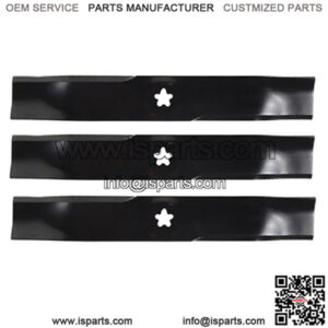 LAB50-0068_x6 Qty 6: 16-5/8" Mower Blade with 5PT