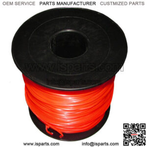 5 lb, .095" Square Red Commercial Trimmer Line Spool Roll Fits Echo Fits Stihl R