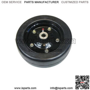 10"x 3.25" Solid Molded Ttire Finish Mower Wheel Fits 1/2" Axle