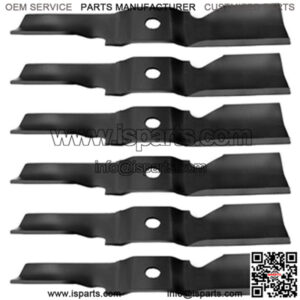 (6) Fits Hi-Lift Blades 103-8251 Fits Exmark Lazer Z HP 46" s/n 600,000 & Up