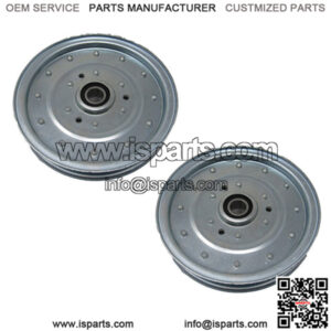 (2) Idler Pulley Fits Exmark Replaces 1-633109 116-4667 1164667 633109 539102610