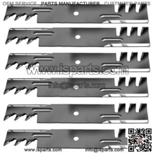 (6) 12733 Blades Fits Hustler 54" Cut Mowers Compatible With 797704 797712