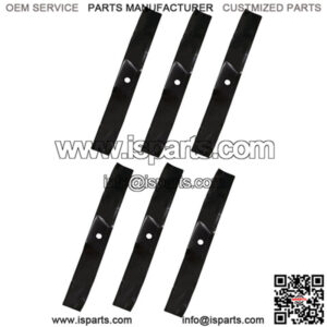 (6) Mulching Mower Blade Fits Exmark Laser Z Laser Z HP Metro Turf Tracer HP