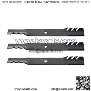 3 Pack 595-609 Mulcher Blades for Sears Craftsman 137380 50"