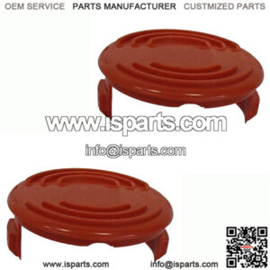 Set of 2 Trimmer Head Spool Cap Covers 510418303 Fits Black & Decker Trimmers