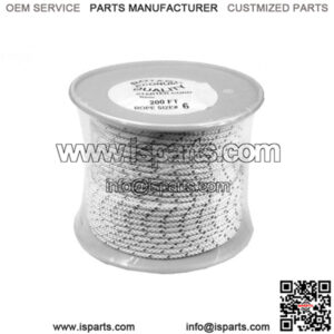 200' 4mm Smooth Braid Nylon Starter Rope Recoil Pull Cord String