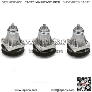 (3) Mower Deck Spindle W/Pulley 618-0240 Fits MTD 46" Decks 1997 and Up