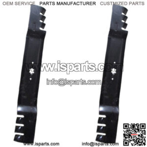 2 PK Toothed Mulching Mower Blades 742-04126 Fits Huskee Fits Murry Fits Yardman