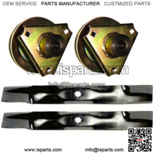 Spindle Assembly & Bagging Blade Kit Fits John Deere AM126225 AM141034