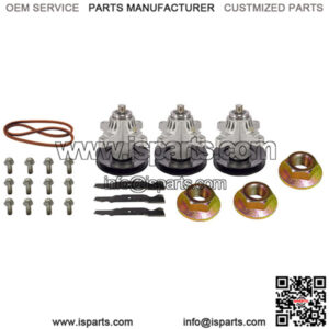 Fits Troy-Bilt RZT50 STD Blades Spindle Belt & Bolts Deck Rebuild Kit DK13