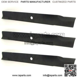 3 XHT Mower Blades to Fits Kubota 70000-25009 RC48-G20 RC48-G20S 11/16" hole