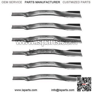 Six (6) Replacement Right Hand Mulcher Blade Fits Walker 42" & 54"