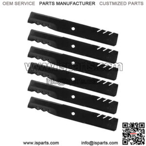 (6) Mower Deck Mulch Blades - 48" - ZT3500 Fits Champion XT Fits Citation