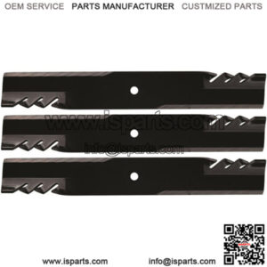 396-731 5102227S 5102227SYP Three (3) Toothed Lawn Mower Blades