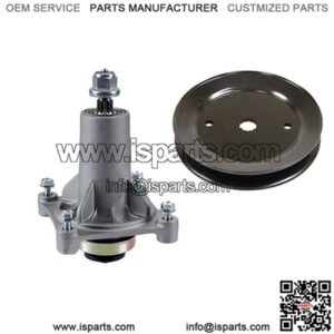 2PK Spindle Assembly 187292 w/ Pulley 153535 Fits Husqvarna 532 42" 48" Deck