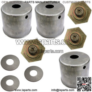 3 Pack Blade Bolt Beveled Washer & Dust Cup Cover Set Fits Kubota ZD321 ZD326S