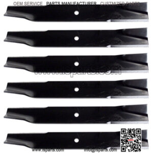 95-078 DIXON, Fits Husqvarna 539105711 60 Cut Blades Set of 6"