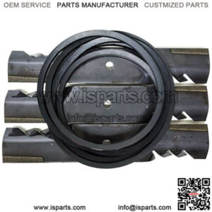 Belt Mulching Blades Fits Exmark 48" Lazer Z HP CT 403060 103-2527 1-413308