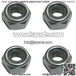 14M7455 One  Set of (4) 10mm Lock Nuts Fits John Deere Models