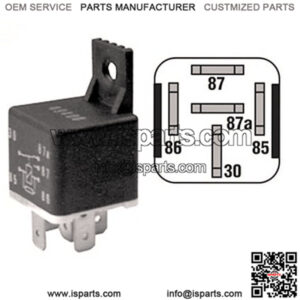 12V 5 Terminal Sealed Waterproof fitsment Relay 6 Pack For Gravely
