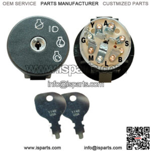 Igniton Switch & Keys Fits Ariens Gravely Zoom 2040 2044 2048 2148 2150 2250