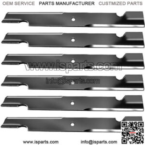 Six (6) New Mower Blades, fits Ariens, Bad Boy, Bunton & Dixie Chopper