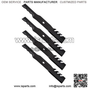 4 Pack Mulcher Blade Oregon 592-615 G5 Fits John Deere GX22151 GY20850 42"