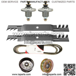 42" Deck Rebuild Kit 100 Series Fits Gator Blades Spindles Idlers Belt Fits JD