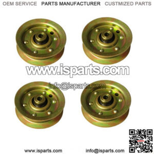 AM103287 AM103480 Four Idler Pulleys Fits John Deere (Fits JD) 42"-44" Decks