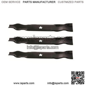 Fits AYP/Sears/Fits Husqvarna Mower Blade 130652, 532 13 0652, Set of 3 on 46" M