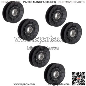 (6) V Idler Pulley Fits John Deere G110 L100 L110 L118 L120 GX20286 1760097