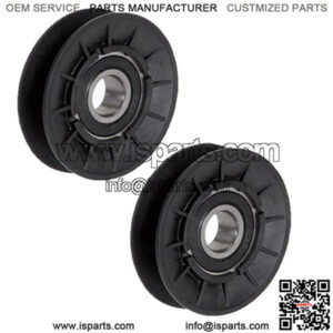 (2) V Idler Pulley Fits John Deere G110 L100 L110 L118 L120 GX20286 1760097