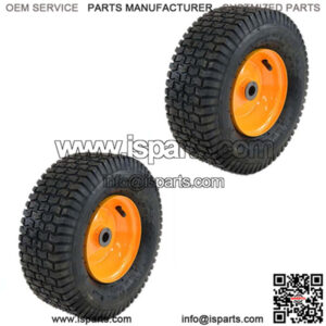 (2) 13 x 5.00-6 Heavy Duty Turf Pneumatic Replacement Tire Assemblies