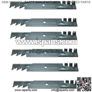 6 Pk. Mulching Blades fits Scag 32" 48" Cut 482461