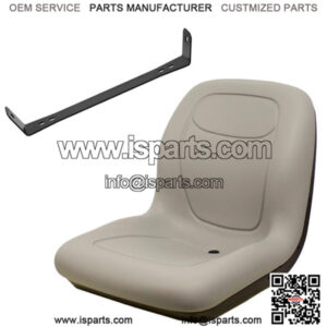 One Grey Vinyl Seat & Bracket Set Fits Multiple Makes & Models