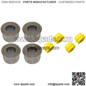 Four (4)  Aftermarket Wheel Bearings and Caps Fits John Deere L-Series Mowers