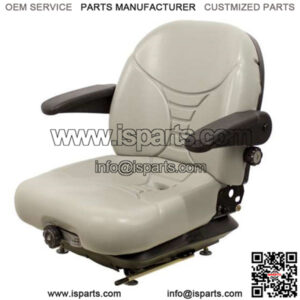Gray Suspension Seat fits Hustler Fits Exmark Fits Toro Fits Bobcat Dixie Choppe