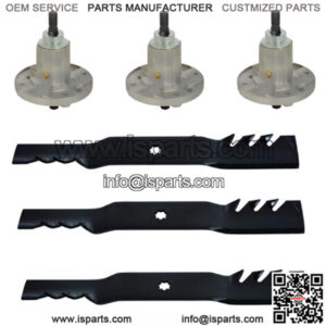 3Pk GY21099 Mower Deck Spindles Blades GY20684 190C D170 G110 LA150 LA175 592617