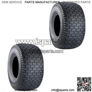 SET OF TWO Carlisle Turf Saver II 15-6.00-6 Lawn Tires 15 600 6 WHEEL NOT INCLUD