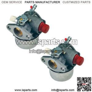 2 Pack 640338 640274 640350 Carburetor For Tecumseh Carb With Free Gasket