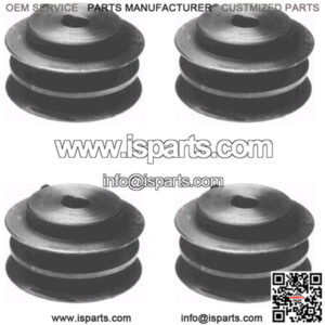 (4) Cast Iron Double Drive Pulleys 48199 482645 For Scag Commercial Lawn Mower